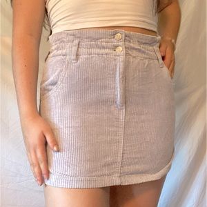 💟Lilac Corduroy Skirt💟